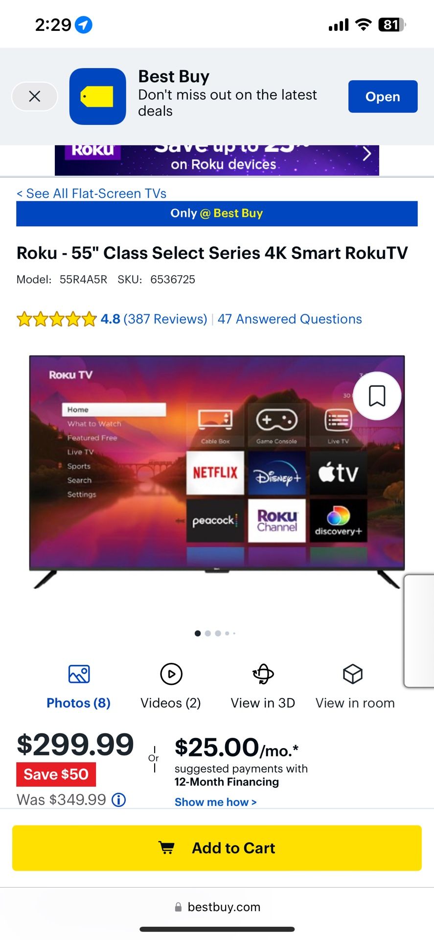 TCL ROKU TV