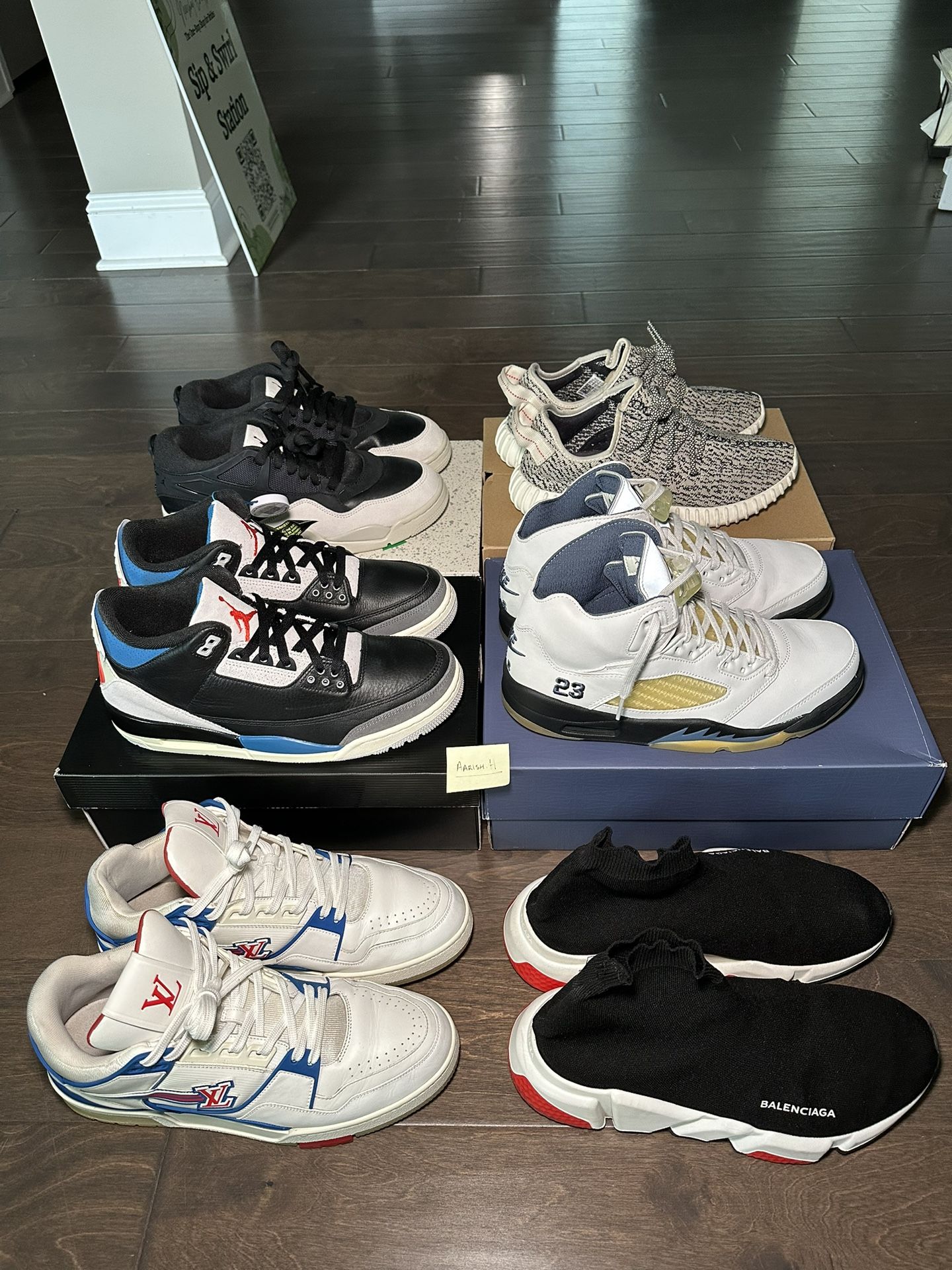 Personal Collection - Nike Air Jordan Retro Adidas Yeezy Boost Designer 
