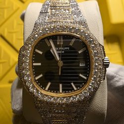 VVS Patek Mossanite Watch