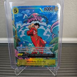 One Piece Monkey D. Luffy OP07-109 (TR) Treasure Rare Two Legends NM