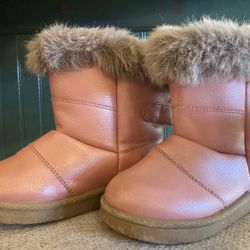 Kid Pink Winter Boots