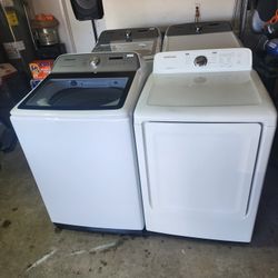 Samsung Washer And Electric Dryer Large Capacity 
