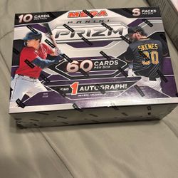 2025 Panini Prizm Baseball Card MEGA Box w/ One Autograph