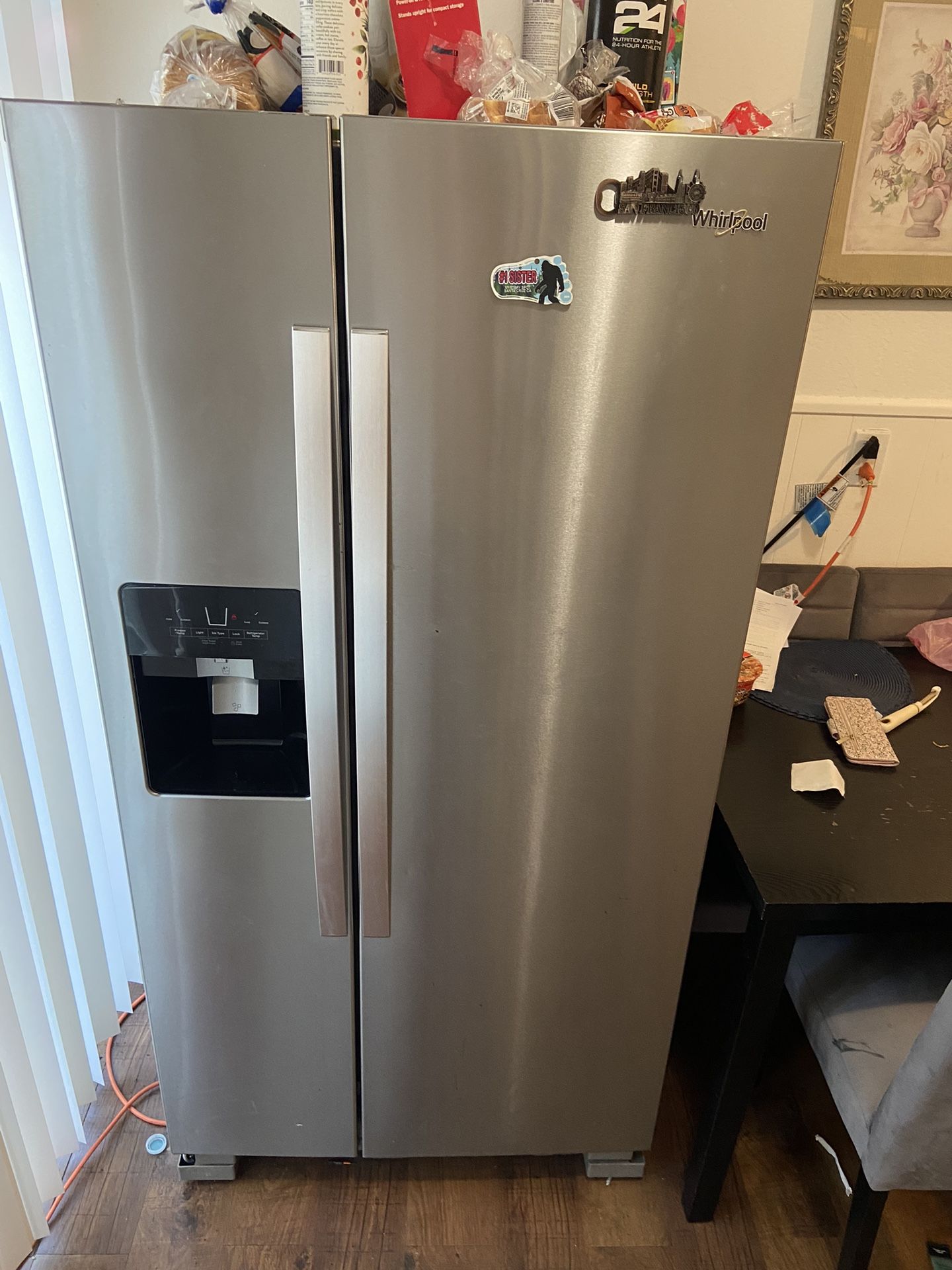 Wirpoll Fridge Whit Ice Maker