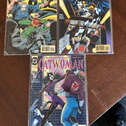 Catwoman Batman And Robin Dc Comic Book A Lot Of Three Is She 1993
