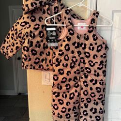 Toddler Girl Snow Bib and 3 in One Jacket Size 3T, 4T and 5T