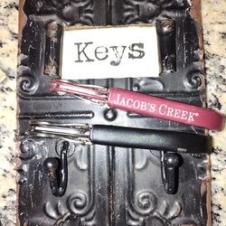 Key wall hanger and vintage bottle openers