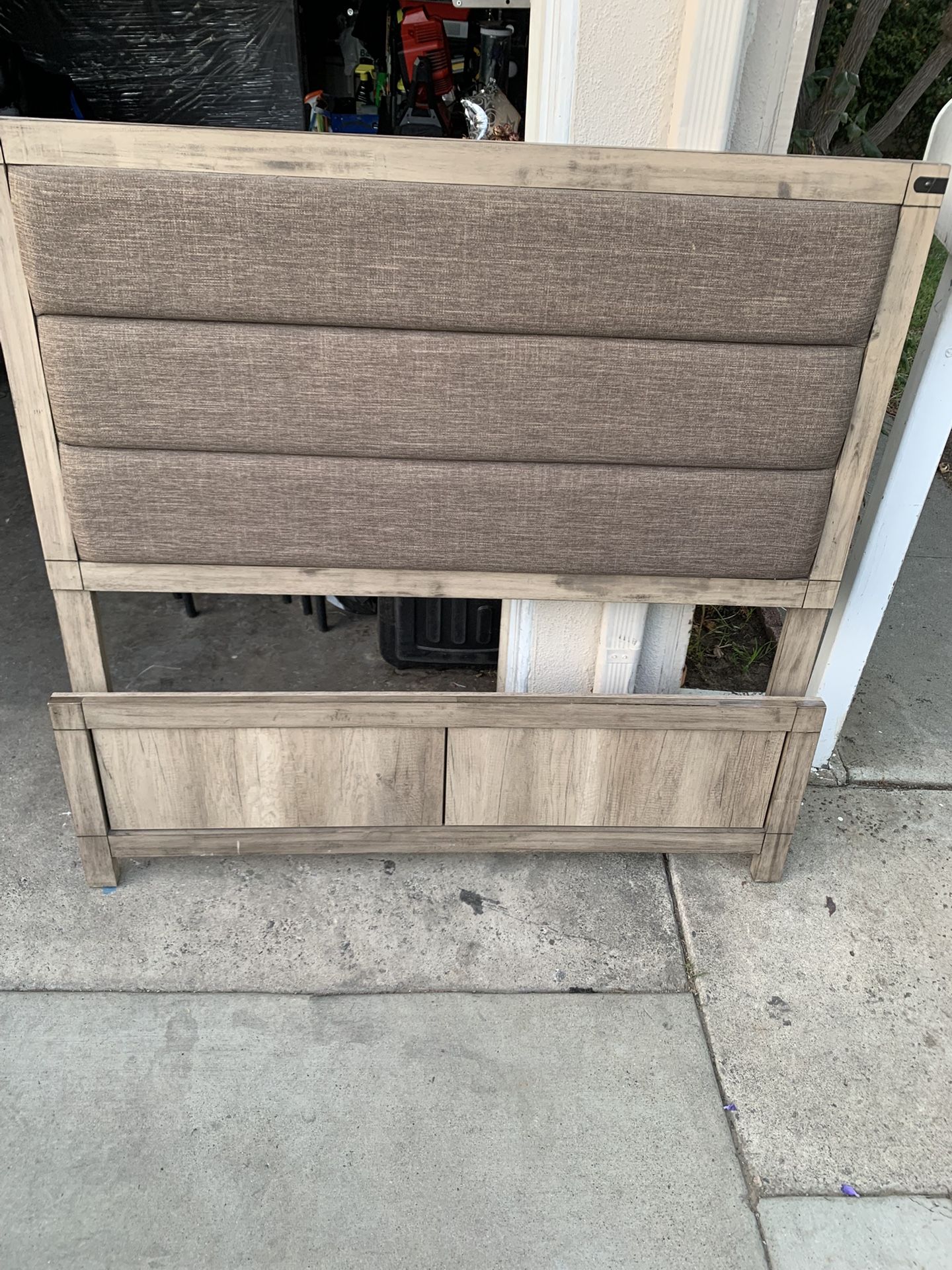 Full Size Bed Frame And Spring Box