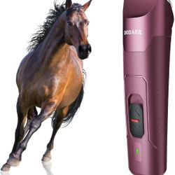 Professional Grooming Electric Corded 2-Speed Horse Clipper with Detachable Blade - Cool & Quiet Running Design - Includes Size T84 Blade for Complete