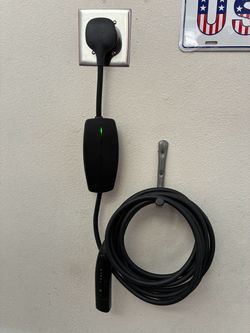 Level 2 EV car charger install Nema 1450 outlet Tesla wall connector charger