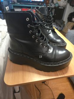 T.U.K. Vegan Double Decker Brogue Boots