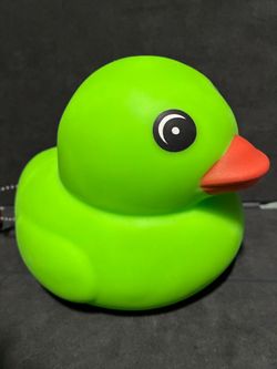 Neon Halloween Duck Squishy