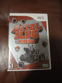 Metal Slug Anthology Nintendo Wii Game