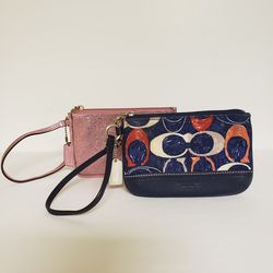 (2) Coach Wristlets