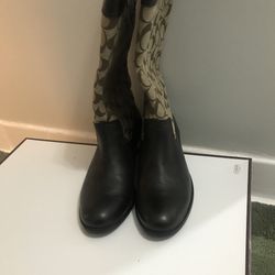 Brown Coach Boots