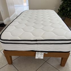 Twin Bed And Mattress Good As New, $200  