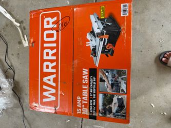 Warrior 10” table saw