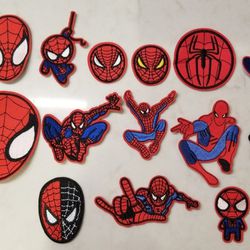 14 pc. Spiderman Patches NEW Iron On Sew On for Sale in New