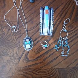 Zuni Silver Jewelry. 