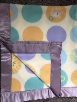 Fleece baby blanket