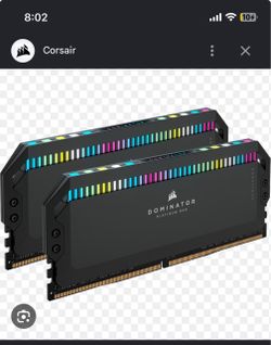 2x16gb (32gb) Corsair Dominator Platinum RGB Memory kit