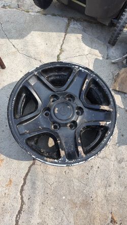 Tire and rims