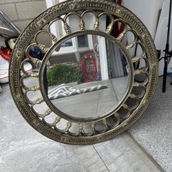 38” Silver Rebecca Mirror