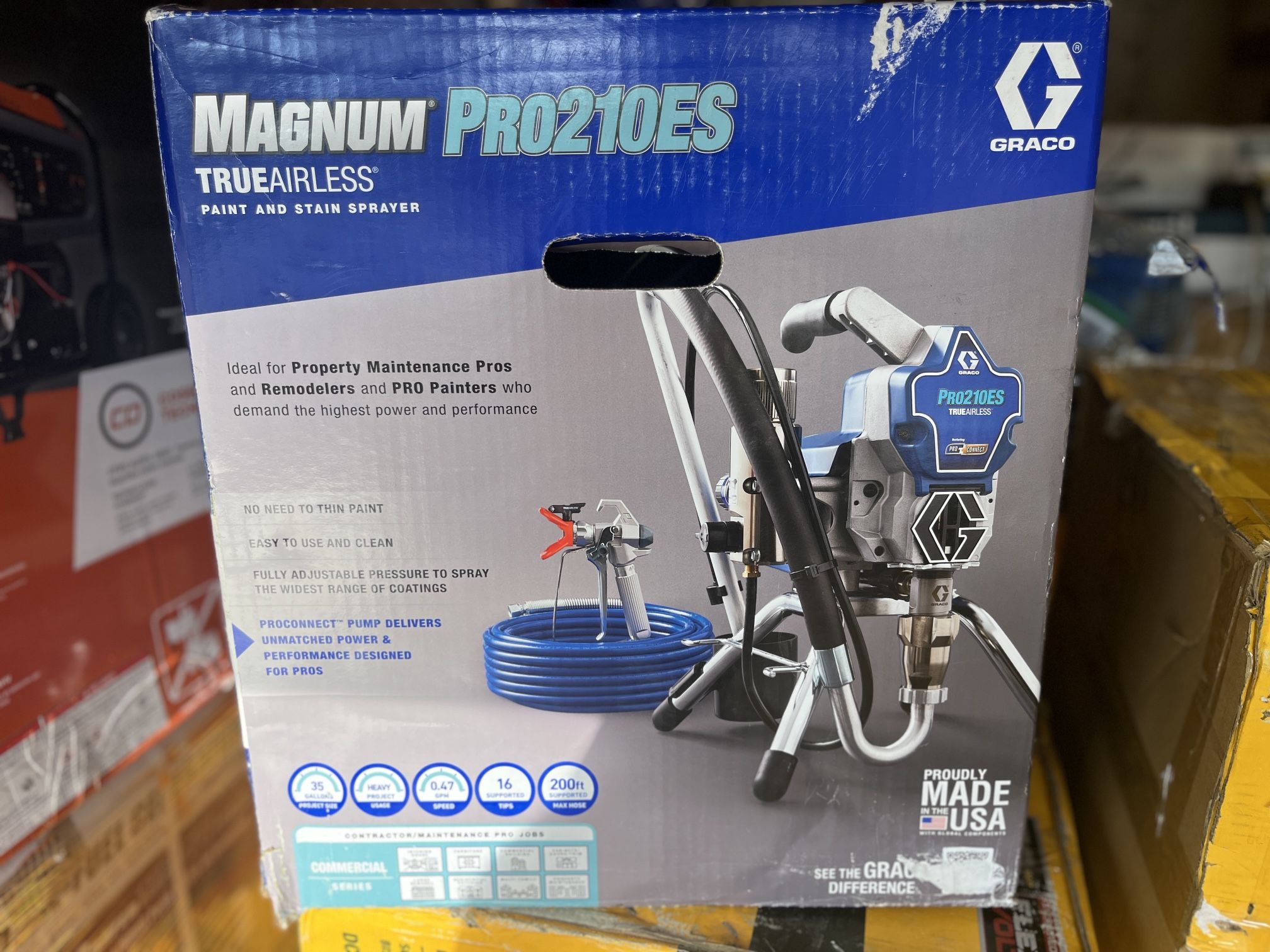 Graco Pro210ES Airless 3000 PSI Stand Paint Sprayer