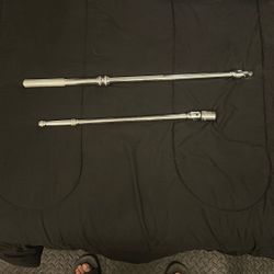(2) Breaker Bars With 7/8 Socket (1/2”)