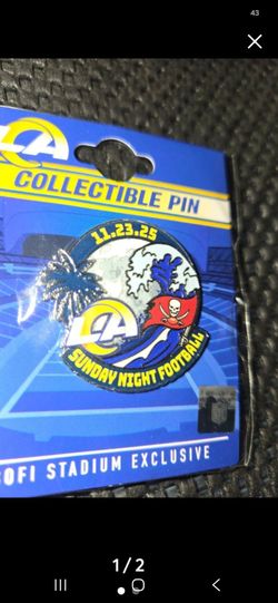NFL Los Angeles Rams vs Tampa Bay Buccaneers Game Pin 2025