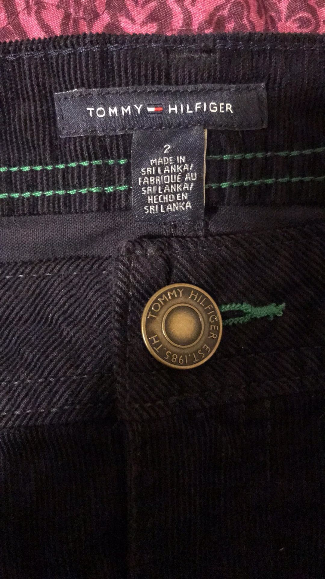 Tommy Hilfiger corduroy skirt