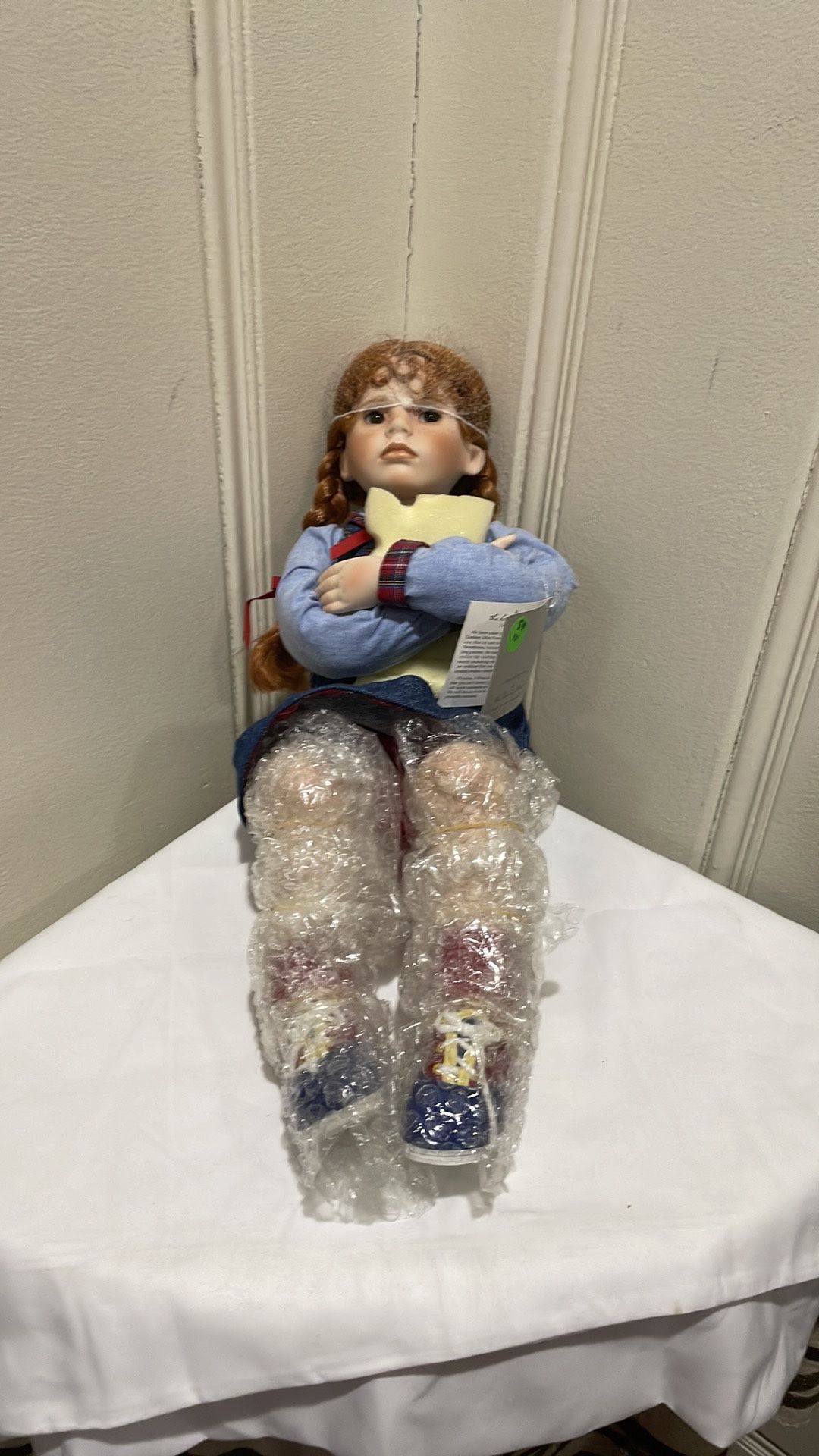 Hannah Rose Porcelain Redhead Doll