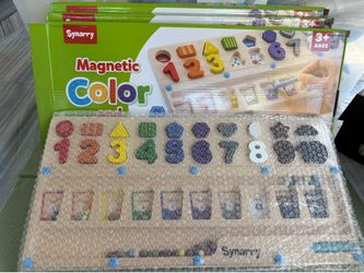 Magnetic learning toy