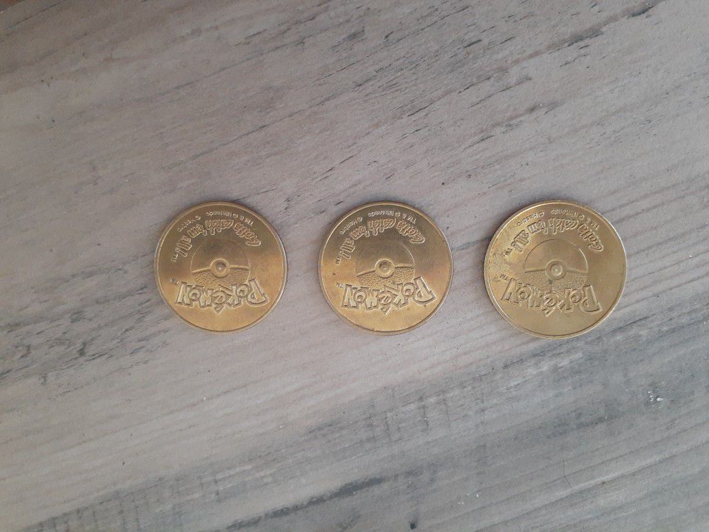 1999 Hasboro Pokemon Coins