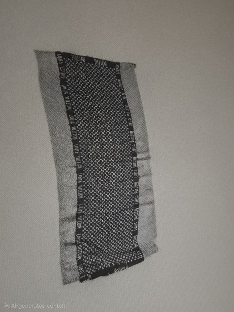 LV Louis Vuitton Silk Scarf