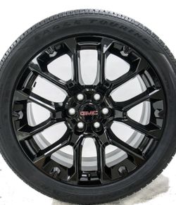 22” GMC Yukon Sierra Denali Chevy Silverado Tahoe Suburban Wheels Rims Tires