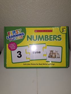 Scholastic first learning puzzles great for home schooling