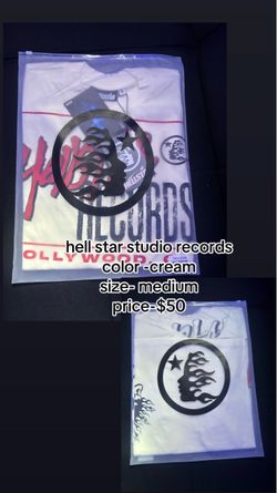 hellstar studio records shirt