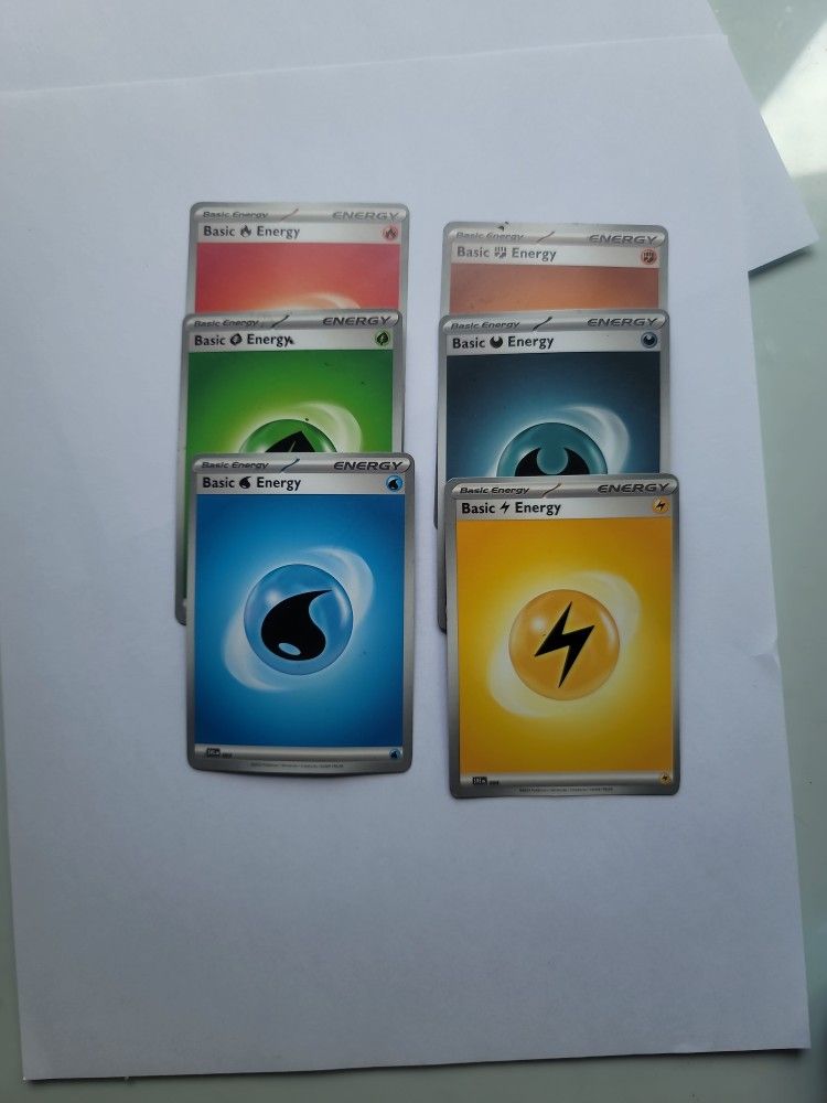 Pokemon Energy Cards