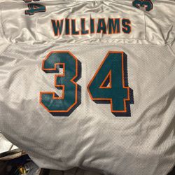 RICKY WILLAMS 34 NFL JERESY $50