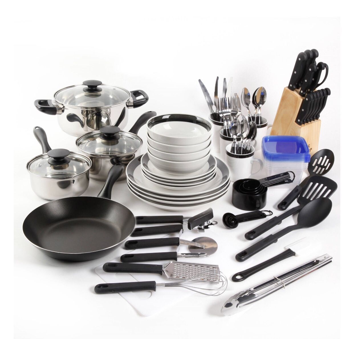 Home kitchen essentials 83 piece