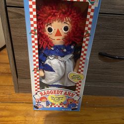 New Raggedy Ann & Raggedy Andy Doll Set