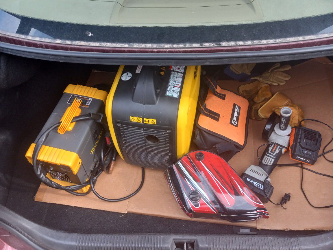 Full Set Of Welding Tools Ready To Go