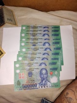 Ten,500000 Vietnamese Dong Fake