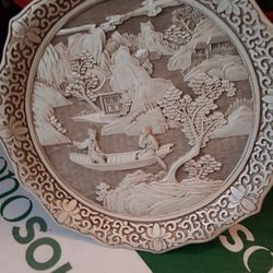 Vintage Asian Plate