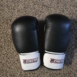 10oz Revgear Pro Leather Boxing Gloves - Striking Boxing Training Gloves, Heavy Bag Gloves