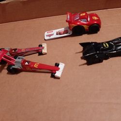 Hot Wheels McDonald's Racers, Bat Man ,and Fisher Price,  Cars 