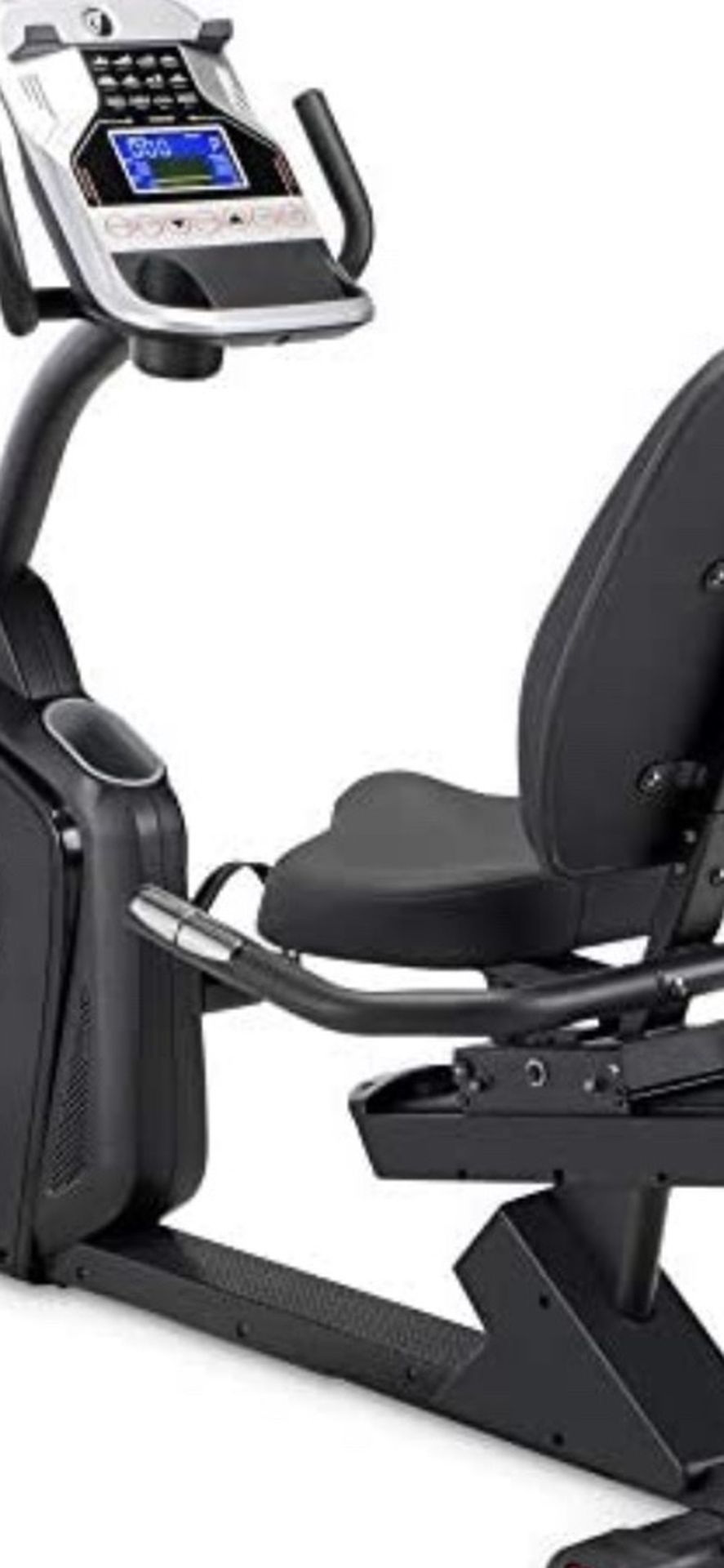 CIRCUIT FITNESS Circuit Fitness Magnetic Recumbent Exercise Bike with 15 Programs, 300-lb