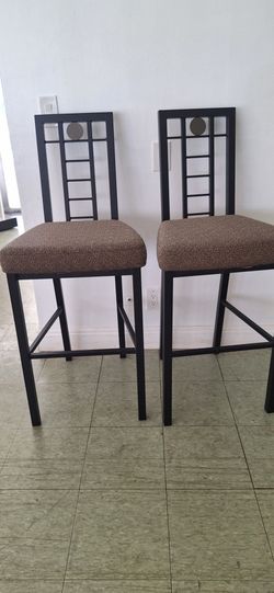 Two bar stools