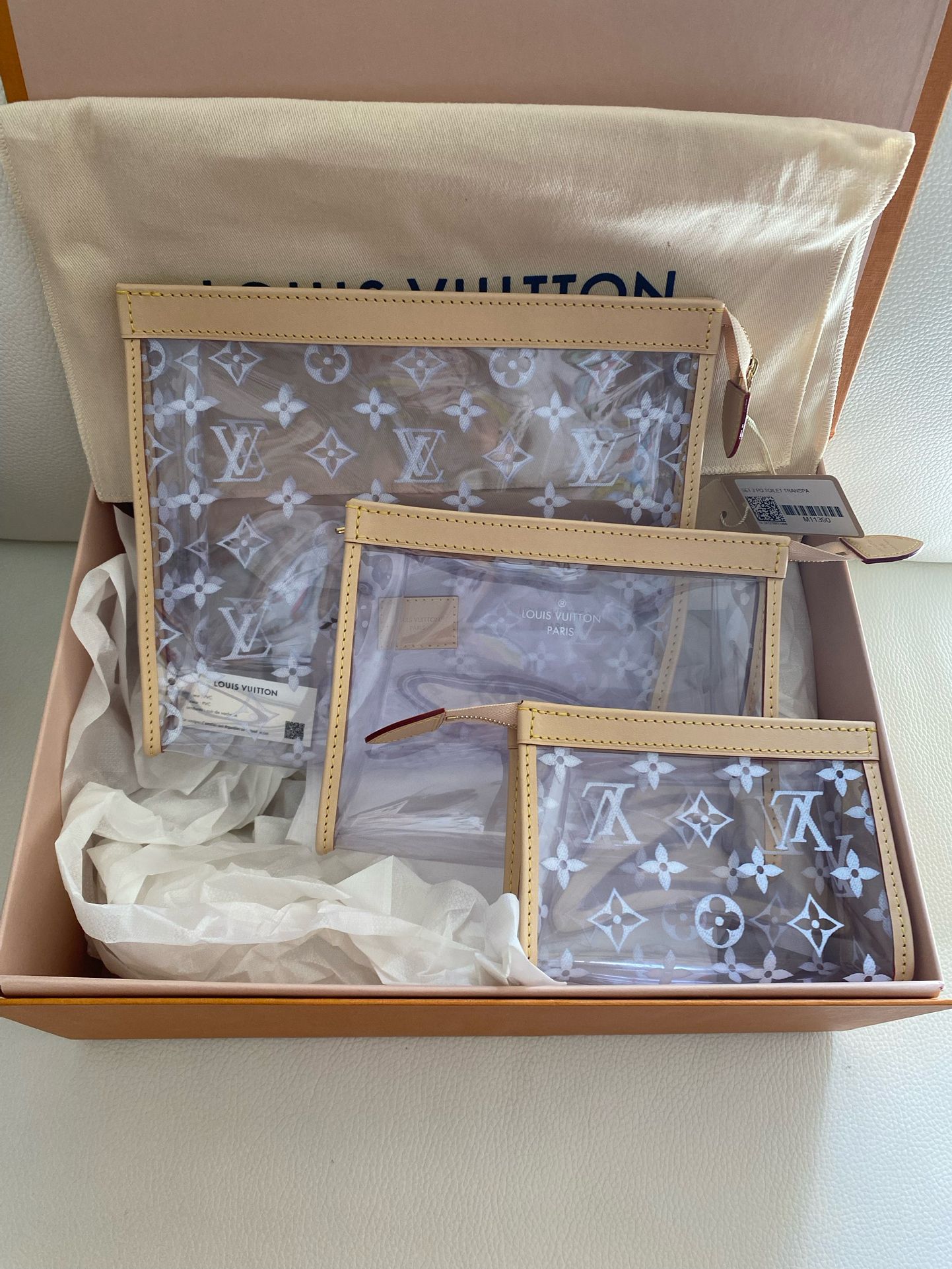 Louis Vuitton Translucent Trio Toiletry Pouch
